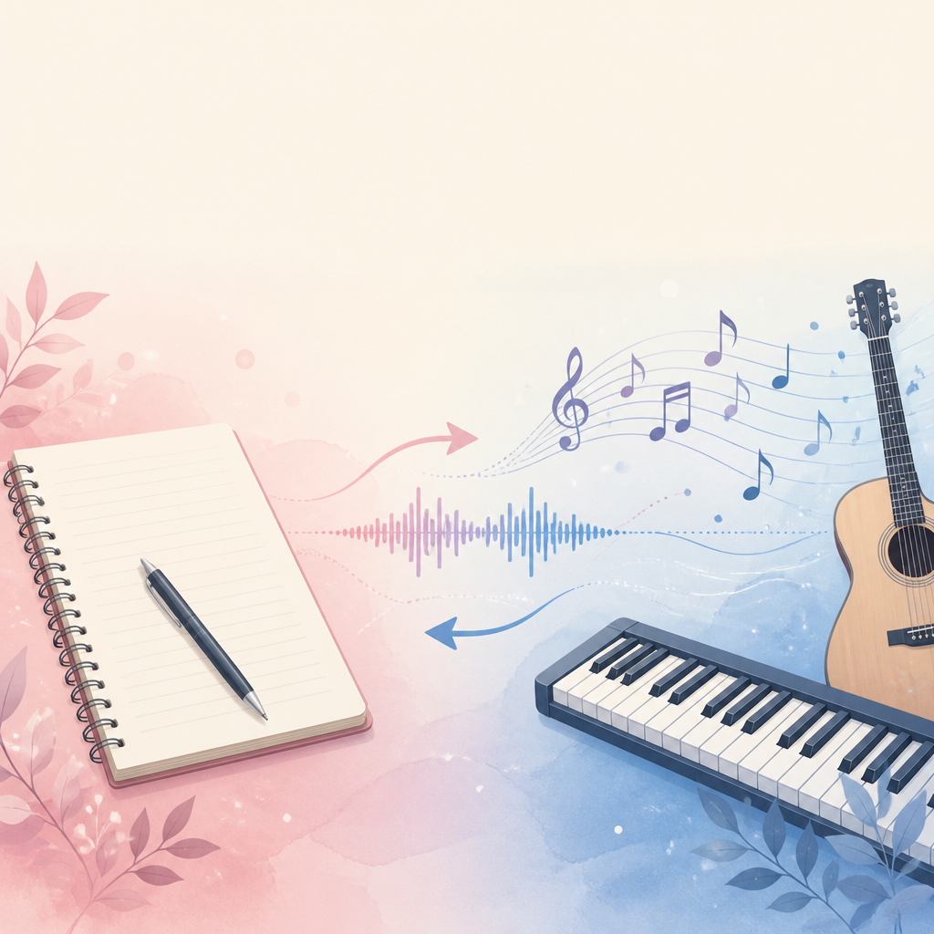作詞作曲どっちが先は？制作現場の判断と順序を詳しく解説する