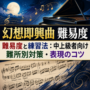 幻想即興曲 難易度と練習法：中上級者向け難所別対策・表現のコツ