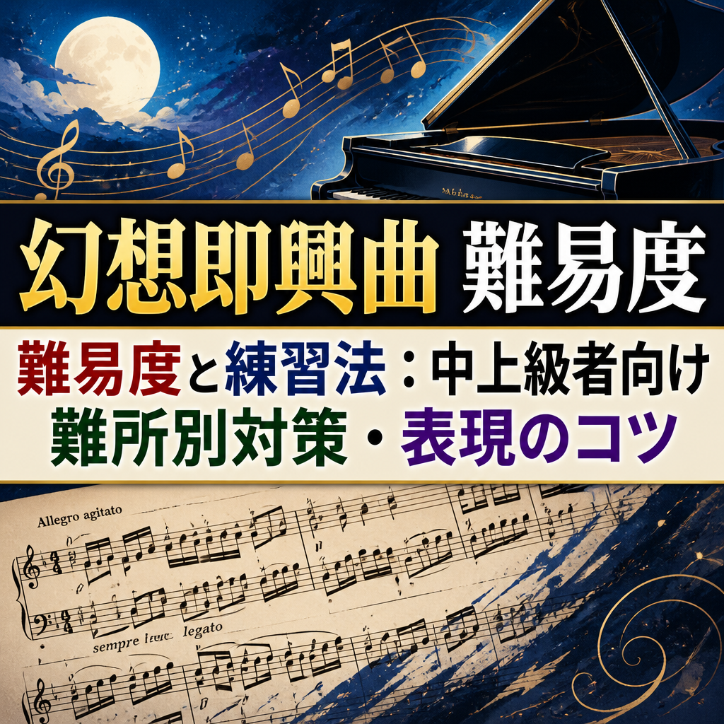 幻想即興曲 難易度と練習法：中上級者向け難所別対策・表現のコツ